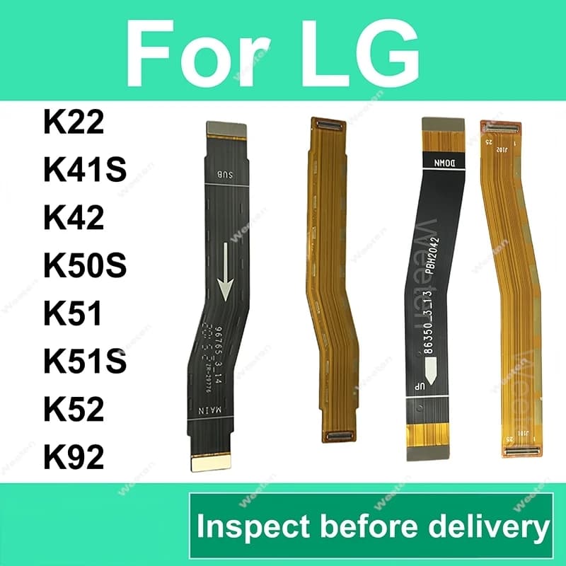 Cavo Flessibile per Display LCD e Scheda Madre per LG K22 K41S K42 K50S K51 K51S K52 K92 5G, Connettore Scheda Principale, Parti di Ricambio