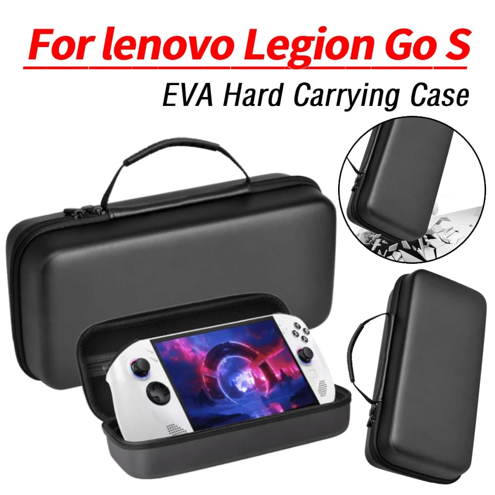 Custodia rigida in EVA per Lenovo Legion Go S, borsa da viaggio portatile impermeabile antiurto per accessori da gioco