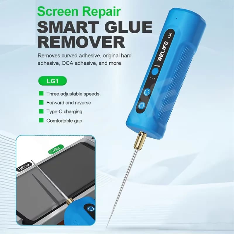 RELIFE LG1 Smart Embedding Machine OCA glue removal device Set of hand tools for removing cell phone screen sticker