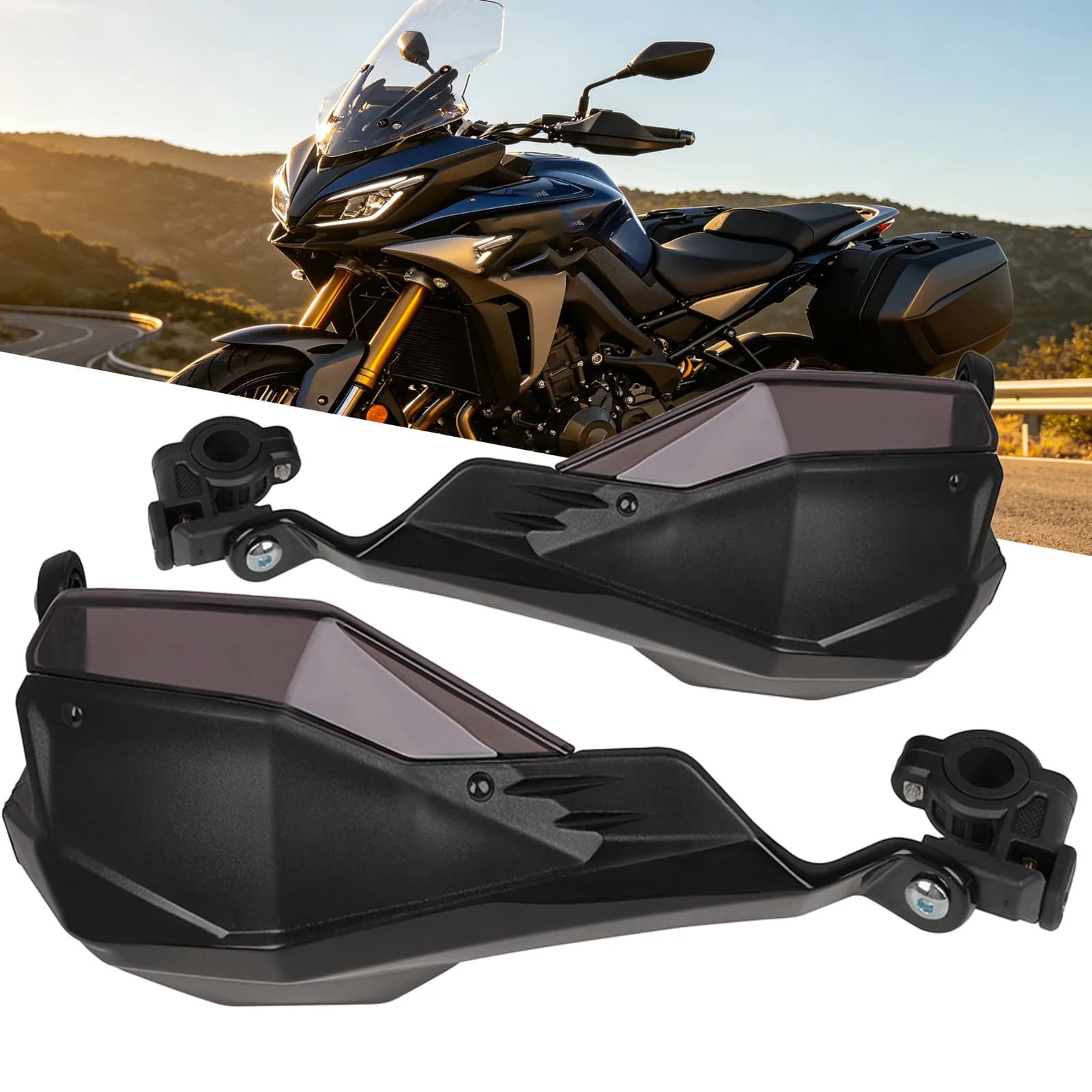Per Yamaha MT-09 Tracer 2015-2020 FJ09 2015-2018 Tracer 900/GT 2018-2020 Paramani Moto con Staffa di Protezione Manubrio