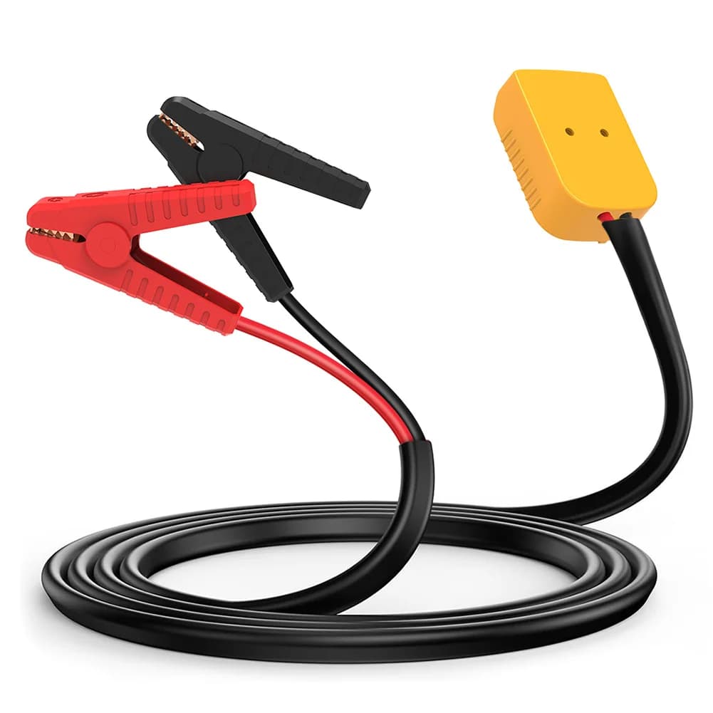Cavo di avviamento per batteria 8AWG, cavo booster per auto, adattatore per batteria Dewalt 18V/20V