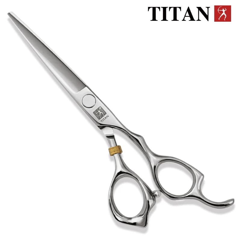 TITAN Forbici per capelli da barbiere forbici da taglio professionali da 7 pollici JP 440C in acciaio inossidabile