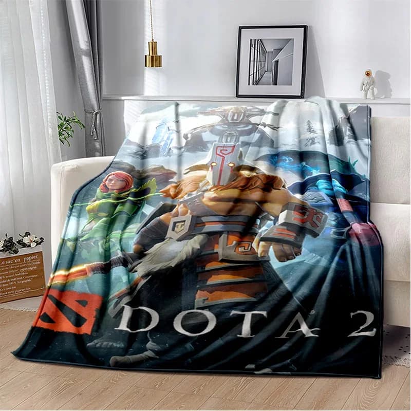 Coperta da gioco 3D Classics Game Dota2, coperta morbida per la casa, camera da letto, divano letto, picnic, viaggi, ufficio, riposo, coperta per bambini