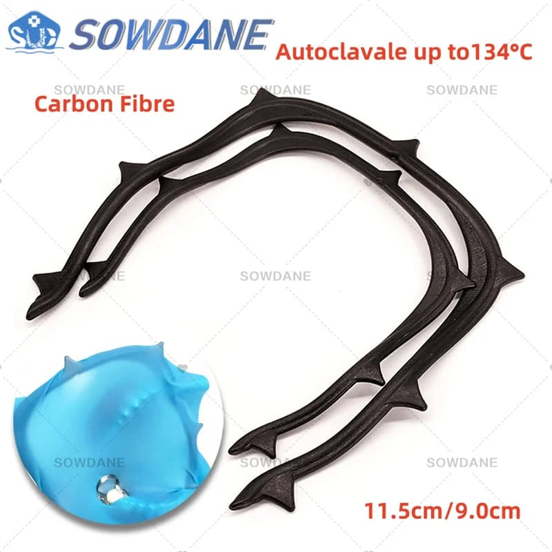 Rubber Dam Sheets with Dental Endo Frame Tool to Open Foldable mouth for Carbon Fiber Contrast Teeth Whitening