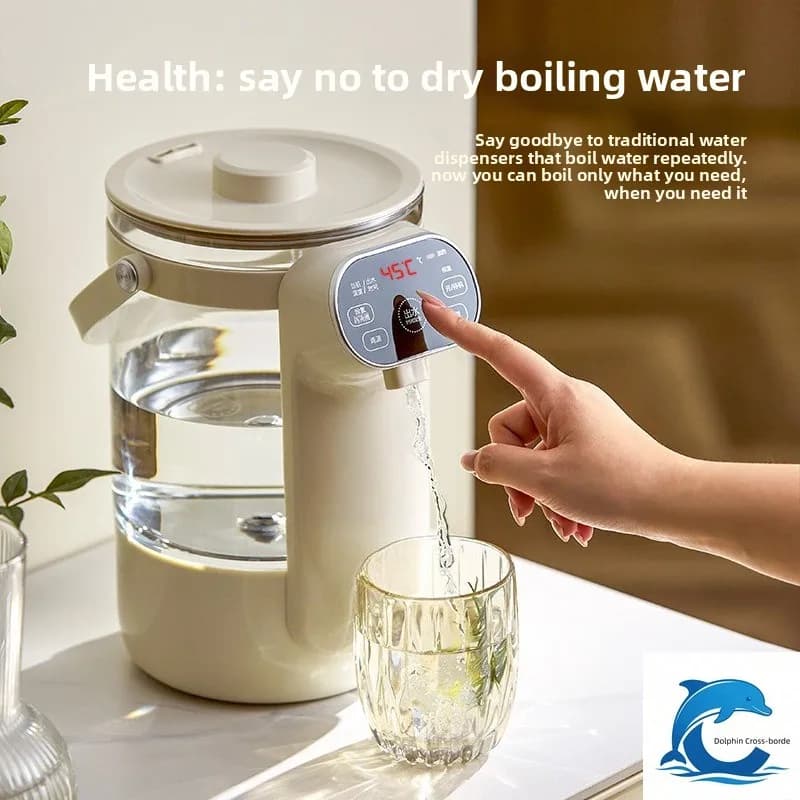 3L Electric Kettle with Keep Warm, Child Lock, 12-Temperature Control, Dual Modes, Borosilicate Glass &Stainless Steel Base 220V