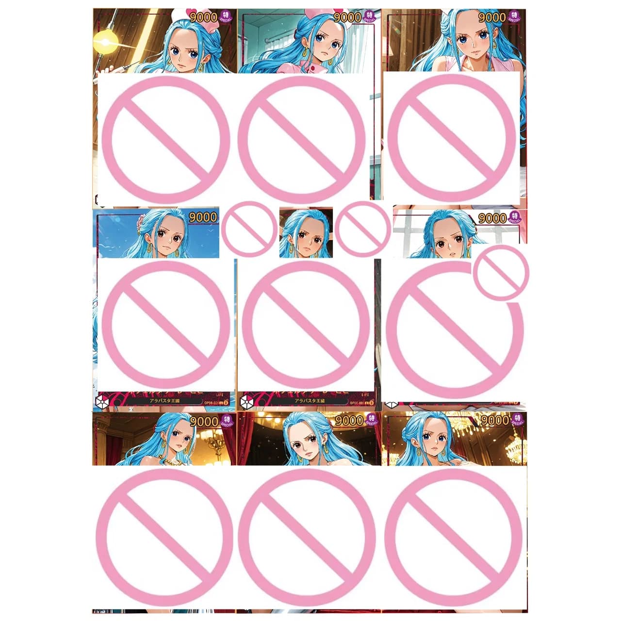 One Piece Nefertari Vivi Close-up ACG ACG Goddess Card Cosplay Infermiera/Costume/Vestito Nefertari Vivi Anime Collection Card Giocattolo