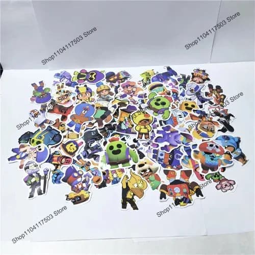 10/30/50PCS Anime Brawl Stars Stickers Game Figure Cartoon Sticker Notebook Water Bottle Decorations Children Gifts Toys