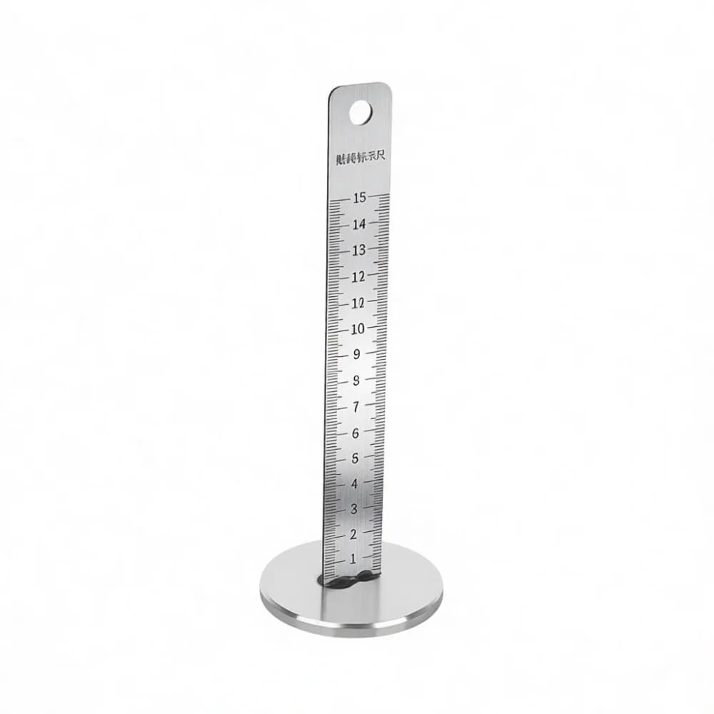 Professional Stainless Steel Tile Gauge Magnetic Leveling Ruler Accurate Measuring For Flooring Masonry Building Work