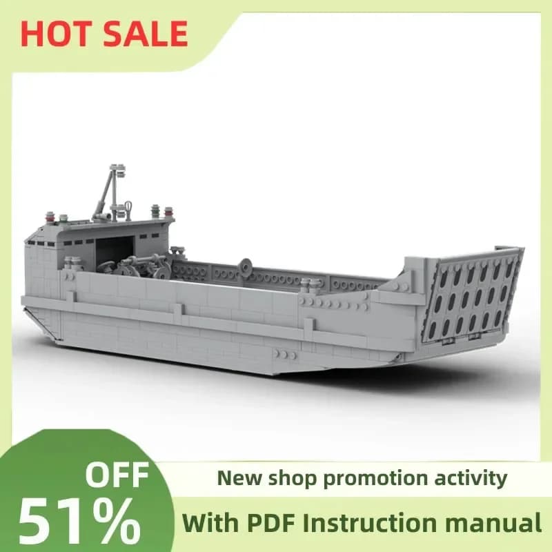 Nuovo 1198 pezzi tecnologia popolare serie Harbour Moc Lcm Mark modello militare puzzle personalizzato fai da te idee creative giocattoli per bambini regalo di compleanno