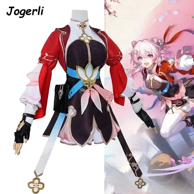 Jogerli Honkai: Star Rail Xianzhou 7 marzo Moschettieri Costumi Cospaly Ferrovia Donne Sorella Cos Gioco di ruolo Suitk;3,c'5.b;8'