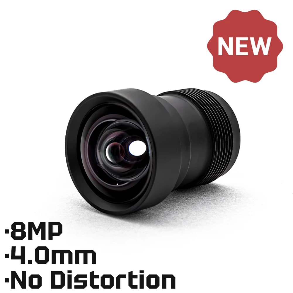 Obiettivo con attacco HD 13MP M12 4.0mm Nessuna apertura di distorsione Formato F2.8 1/2.8" Con filtro 650nm per telecamere CCTV di sicurezza di sorveglianza