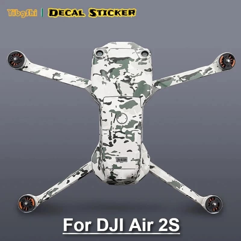 Per Dji Air 2S Decal Skin Pellicola avvolgente in vinile Drone Corpo Beschermende Adesivo Protector Jas Air2S