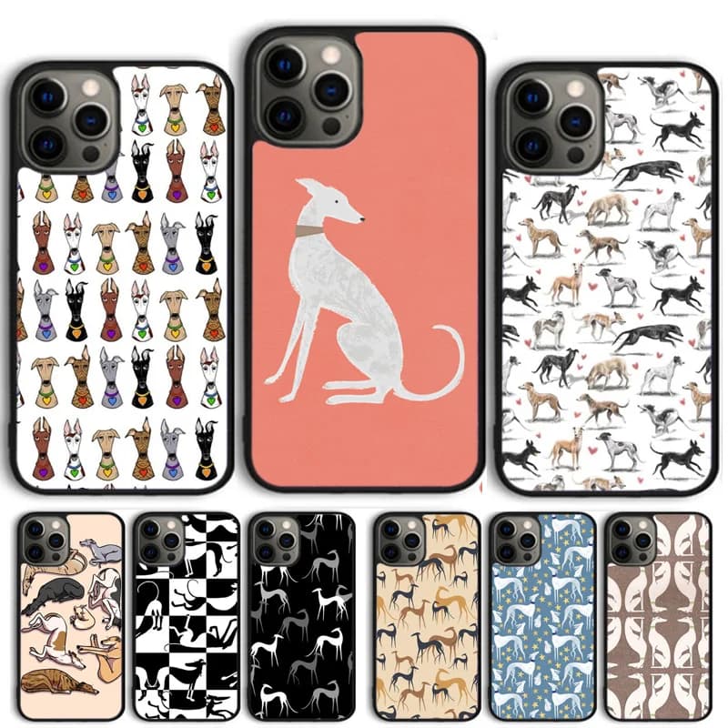 Custodia per telefono Galgo Greyhound Dog per iPhone 15 16 Cover 11 13 14 Pro Max 12 mini Plus X XS Max XR Fundas