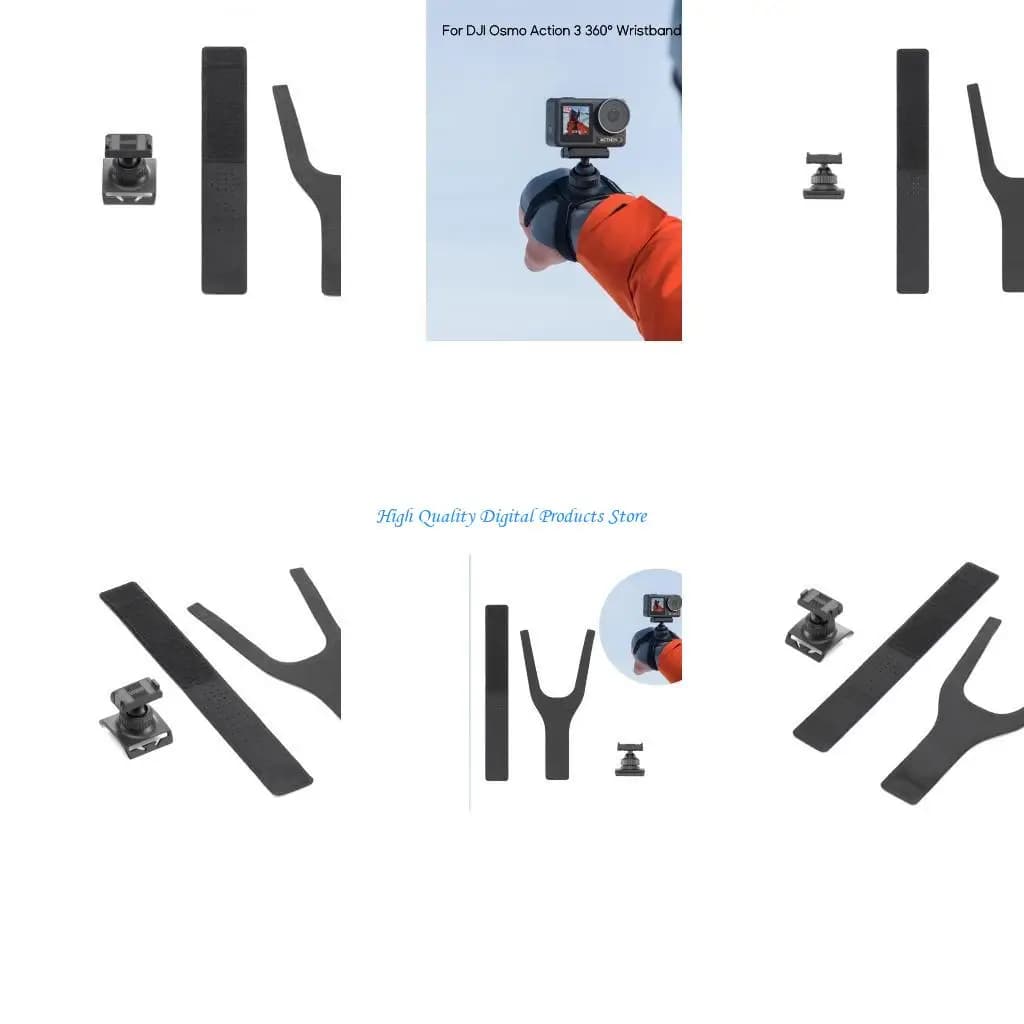 U2JE Watch Strap Digicharge Action Camera Wristband for Hand Mounting for Action 3 Sports Support