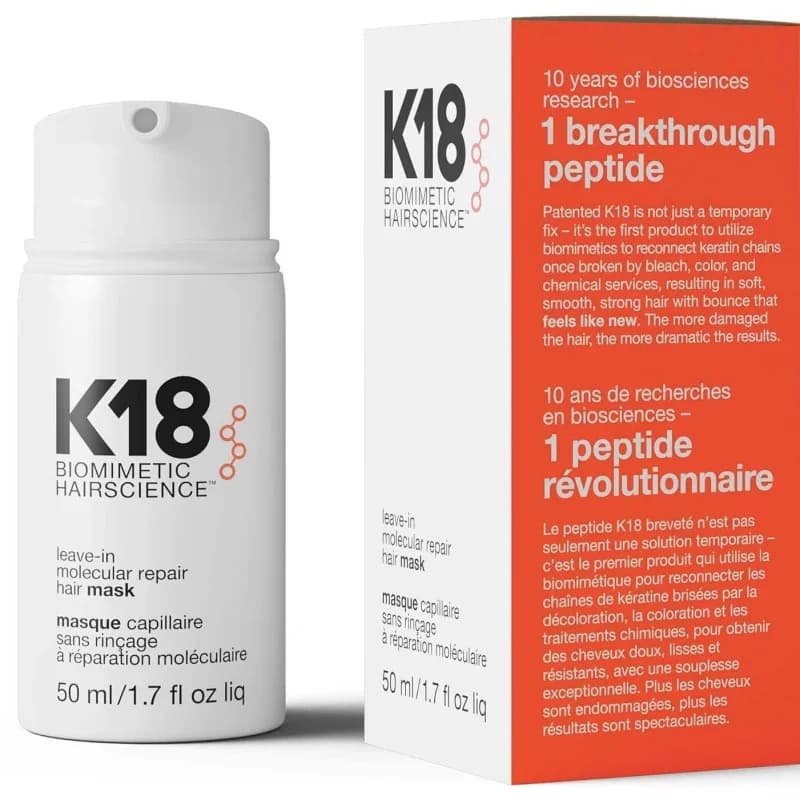 K18 Molecular Repair Hair Mask without rinsing Deep Condition Keratin Treatment Softening Hair Care Healthy 50ml 150ml
