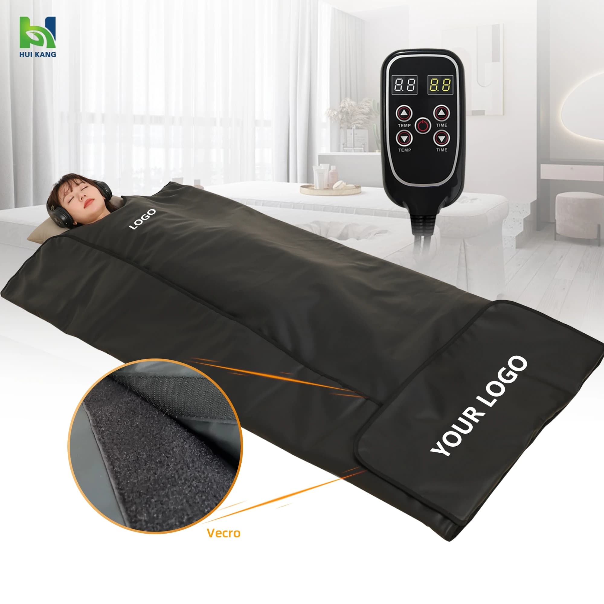 1 Heating Zone Sauna Blanket For Human Body Relax Infrared Sauna Blanket