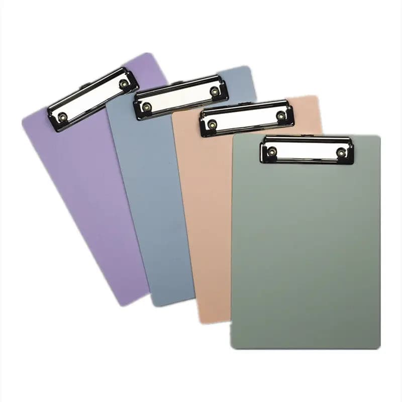 ★ A4 Clipboard Folder Transparent Office Supplies A5 A6 Mini Clip Board for Menu Writing Pad & Medical Document Organizer