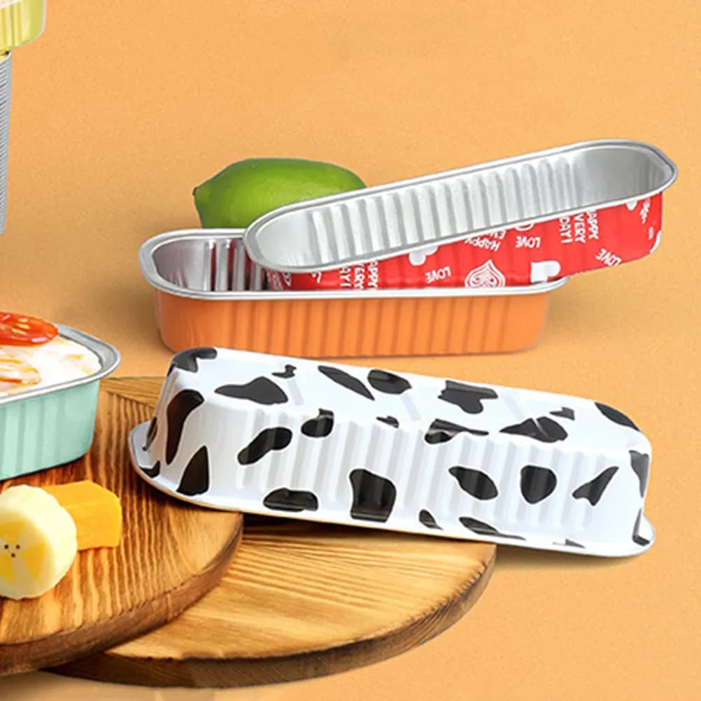 20 Pezzi Teglie in Alluminio Resistenti al Calore per Frigorifero, Forno, Friggitrice ad Aria, Bagno Turco, Picnic, Matrimoni