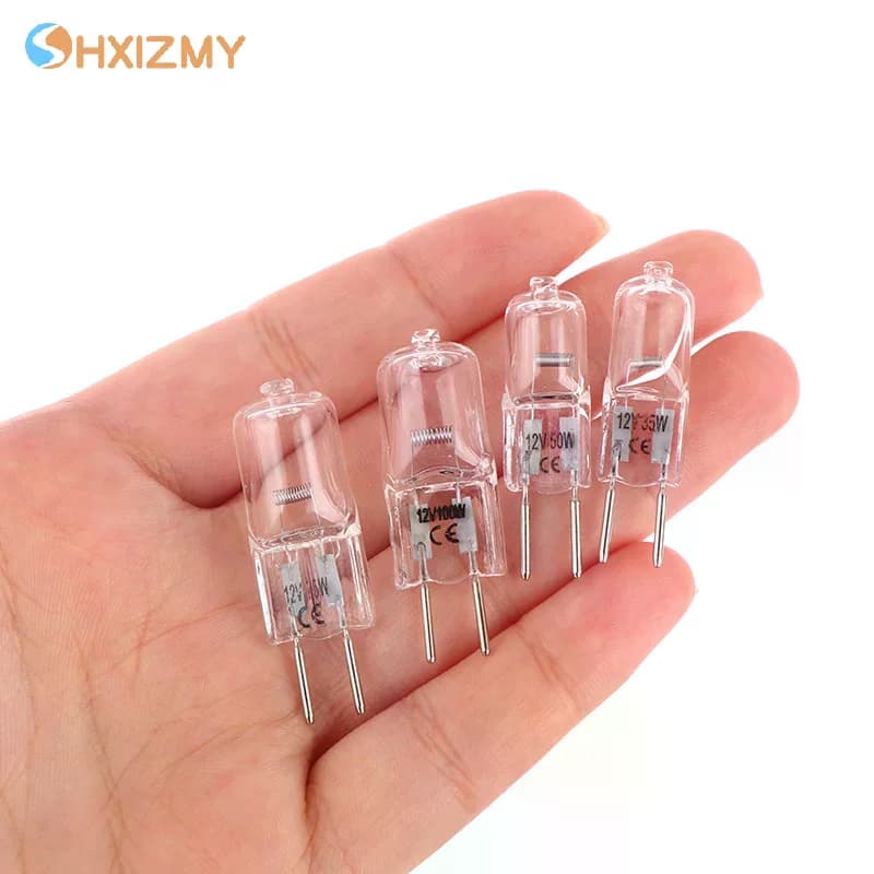 1PCS G6.35 12V 20W 35W 50W 70W 100W Lampadina Macchina Lampada da lavoro Lampadina G6.35 Lampada Aroma G6.35 Microscopio Strumento ottico Lampadina