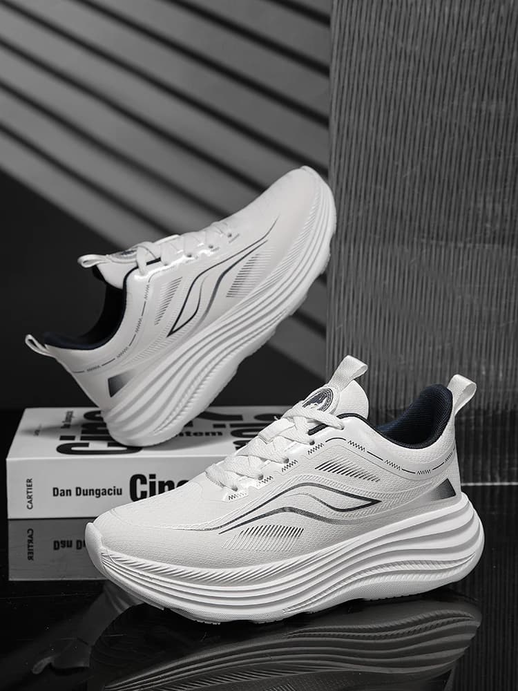 Breathable Mesh Running Shoes for Men, Ultra-Light & Shock-Absorbing, Non-Slip Sole for Outdoor Jogging Gym Walking