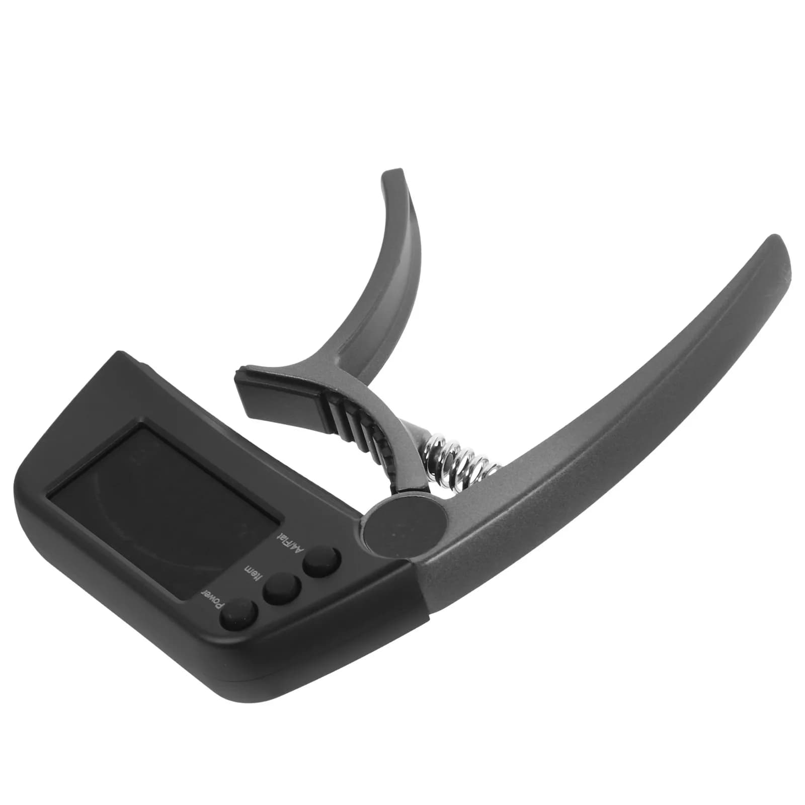 Accordatore Digitale Elettrico LCD per Chitarra 2-in-1 con Clip Capo per Accordatura di Chitarra Acustica, Basso, Ukulele, Banjo, Mandolino - Ampio Display