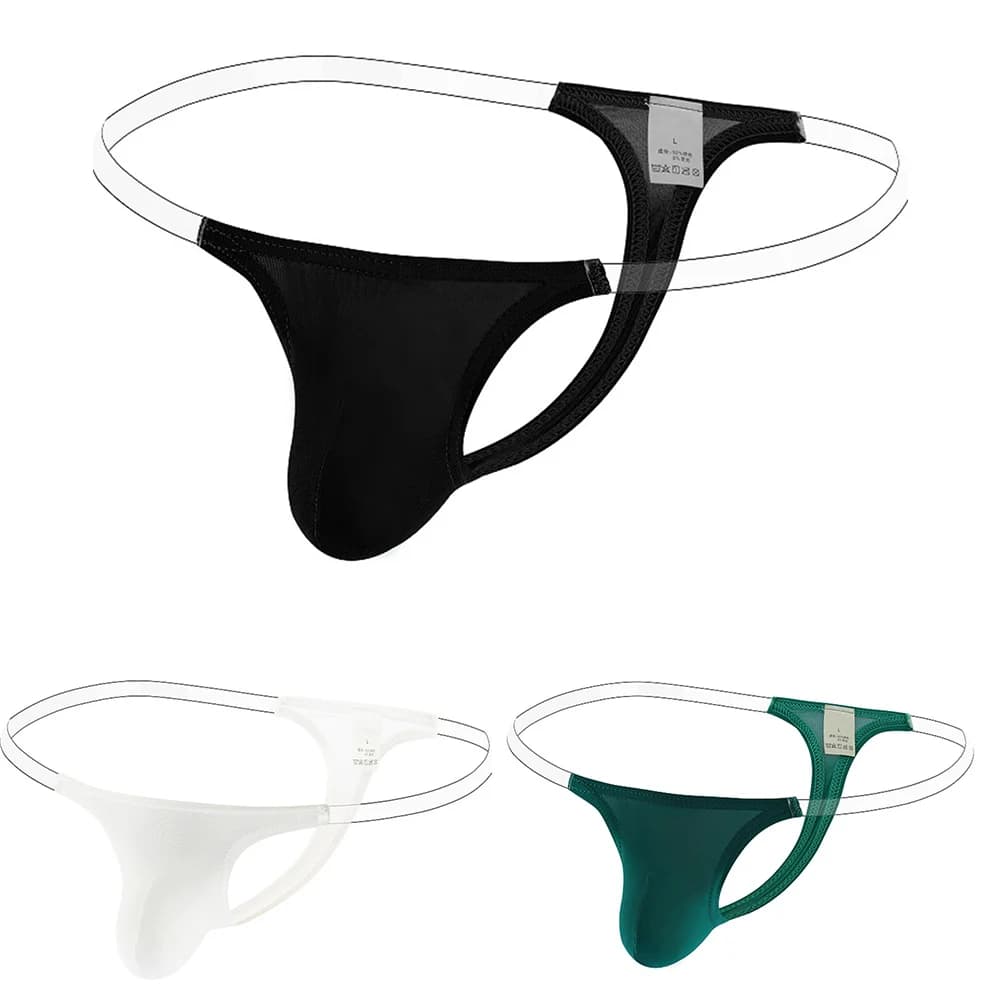 Uomini Sexy Pouch G-String Perizoma Giocattoli Del Sesso T-Back Cintura Trasparente Respirare Morbido Biancheria Intima Degli Uomini Sexy Hot Butt Esposto Mutandine Unisex