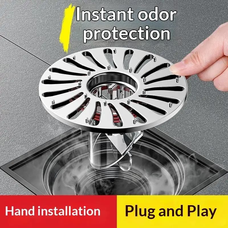 Nuovo Filtro Anti-Odore per Scarico a Pavimento, Coperchio Rimovibile Anti-Insetti, Scolapasta per Doccia, Accessori per Cucina e Bagno