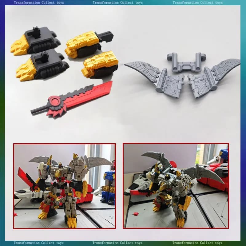 In Stock 3D Print Hand Foot Wing Upgrade Kit For Legacy Core Dinoking Volcanicus Accessories Model Robot Collection Toy Gift
