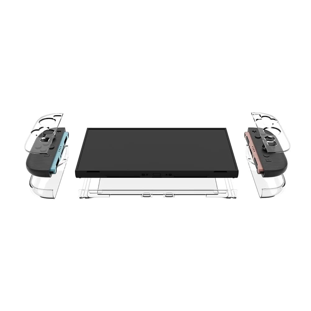 Per Nintendo Switch 2: Custodia Protettiva Trasparente Rimovibile Anti-Graffio per Console e Accessori