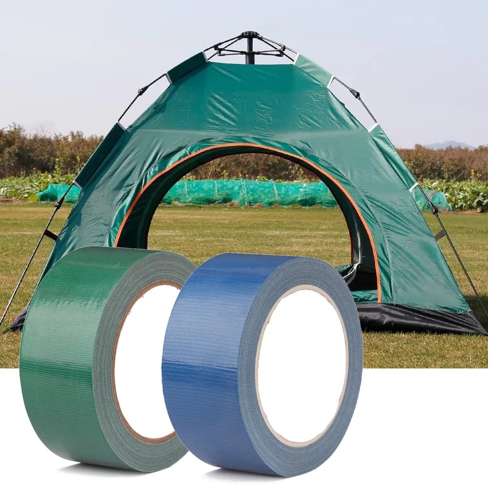 4.8cmx10M Camping Tent Repair Tape Strong Adhesive Waterproof Fabric Tape for Tent Boat RV Covers Awning Umbrella Outdoor Tool