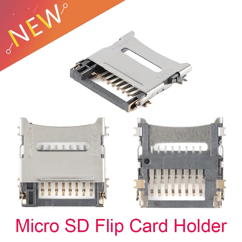 10PCS/5PC Micro SD Decks Slot per scheda TF Flip Presa interna a saldare Supporto per scheda MicroSD per memoria del telefono cellulare Tablet Veicolo Naviga