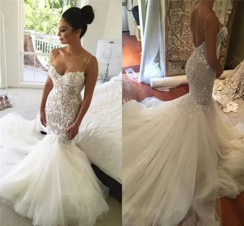 Nuovo abito da sposa da sposa su misura personalizzato con sirena sexy per principianti, abito da sposa da sposa su misura