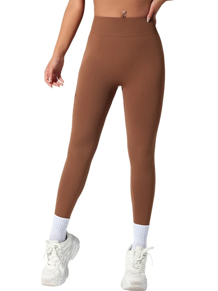 Leica yoga pants, women's tight leggings, long, elastic, high waist, with belt and bottom peach bottom, for running and fitness