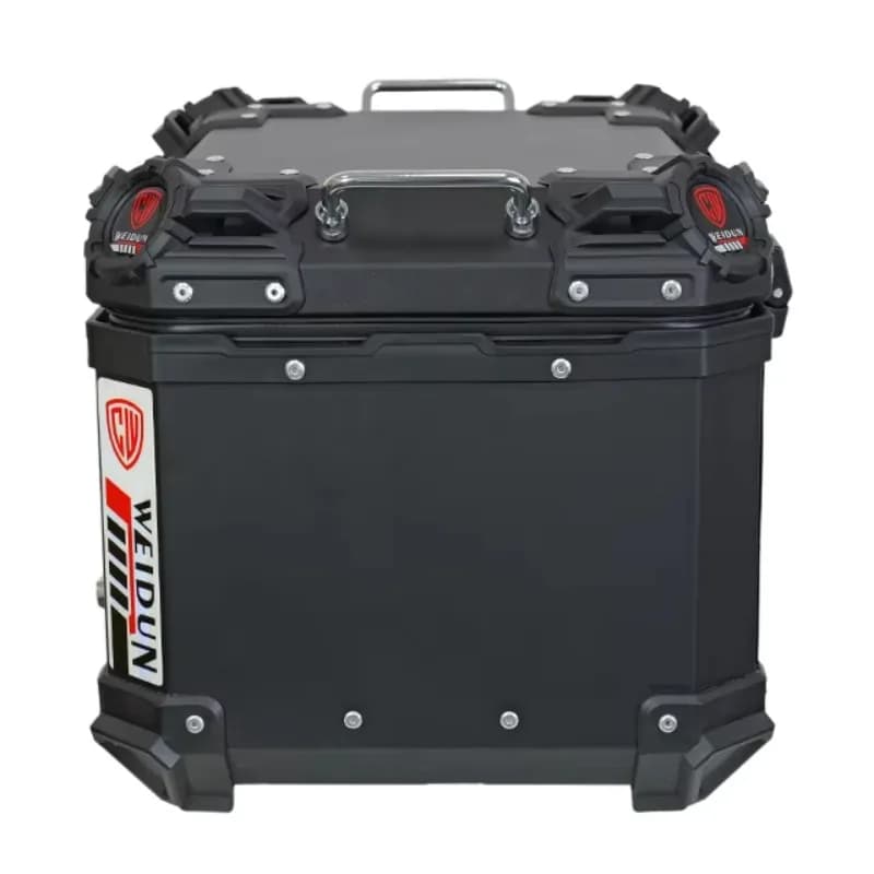 STLF 45L Scatola per moto con serratura Trasportino per animali domestici Portatile Resistente agli agenti atmosferici Scatola per coda per moto per cani per animali domestici Custodia per scooter