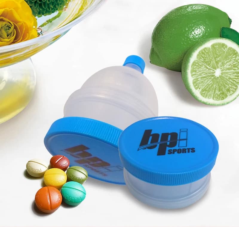 2-layer Portable Filling Funnel for Gym for Water Bottle and Bottle for BPA-Free Protein Shaker