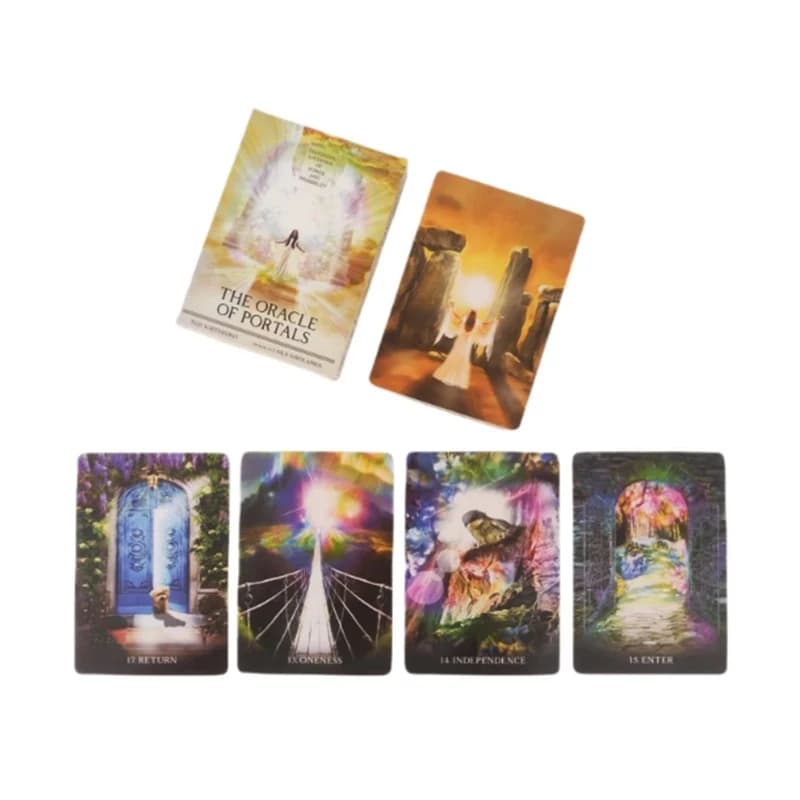 Nuovo caldo L'Oracolo dei Portali Chiedi e Conosci 44 carte/Set The Mythic Fate Divination