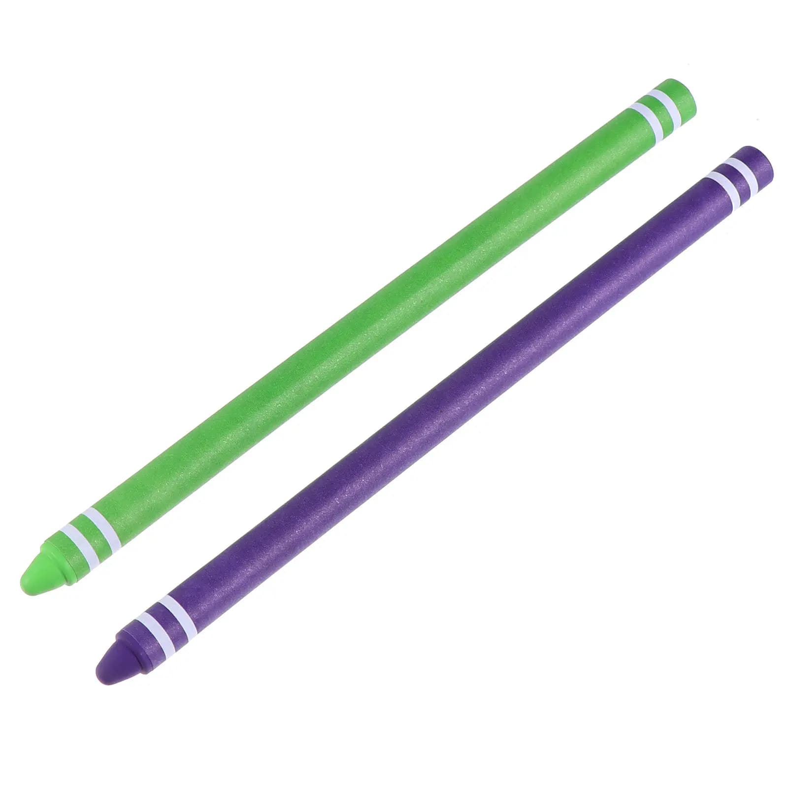 Set di 2 Penne Stilo Capacitive di Alta Precisione con Punta a Disco in Silicone, Scrittura Silenziosa, Stilo Universale per Tablet