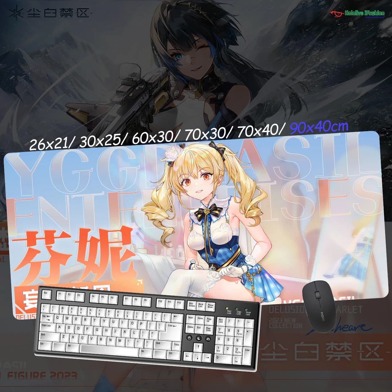 Lyfe Enya Fenny tappetino per Mouse tappetino per Snowbreak tappetino per tastiera tappetino per Mouse piatto accessorio per tappetino da scrivania Gaming Office Computer Work Dropship