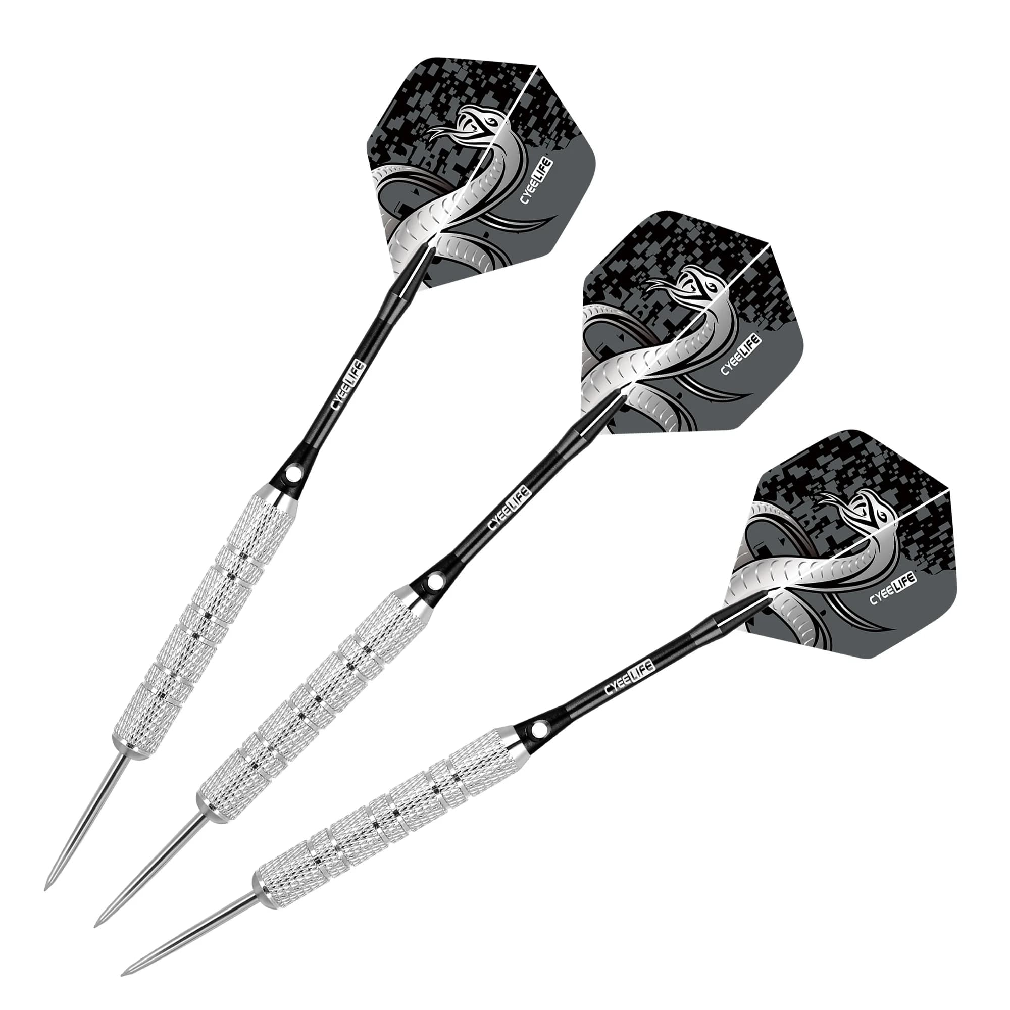 CyeeLife 3 pezzi professionale per freccette volanti punta dell'ago in acciaio al tungsteno freccette sport accessori per giochi di intrattenimento per interni all'aperto