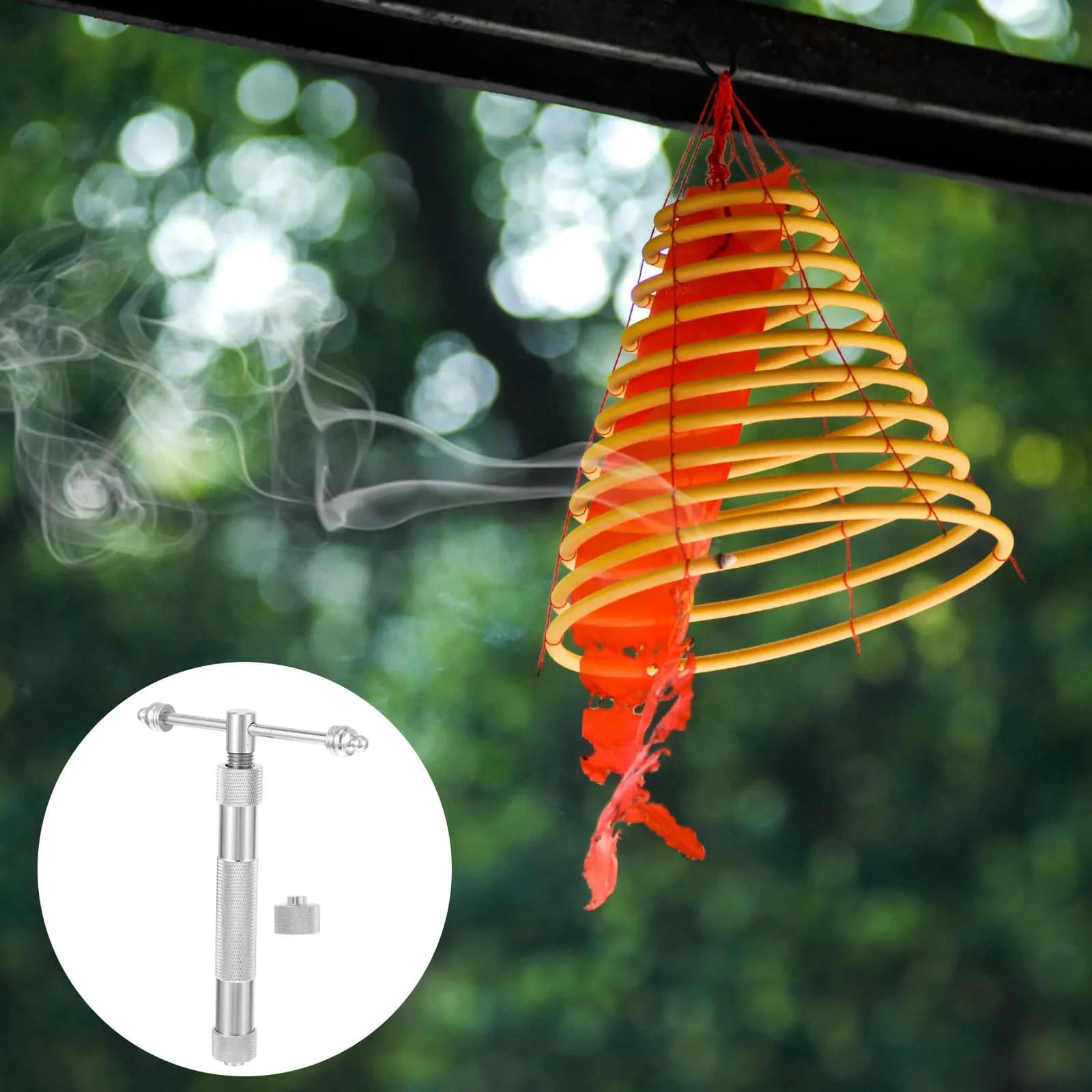 Incense Stick Maker Clay Extruder Simple Metal Design Ergonomic Manual Squeezer DIY Incense Rolling Tool for Crafting