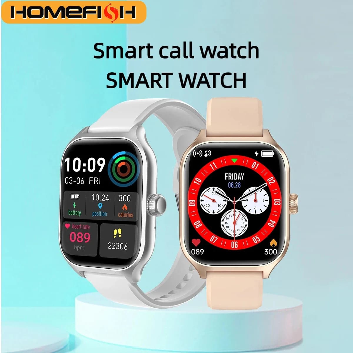 HOMEFISH New Smart Watch C20 HD Display Bluetooth Call Message Alert Sports Mode Smartwatch For Men Women