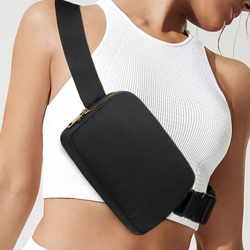 Women's Waist Bag with Adjustable Waist Waist Bag Fitness Running Women's Trekking Bag