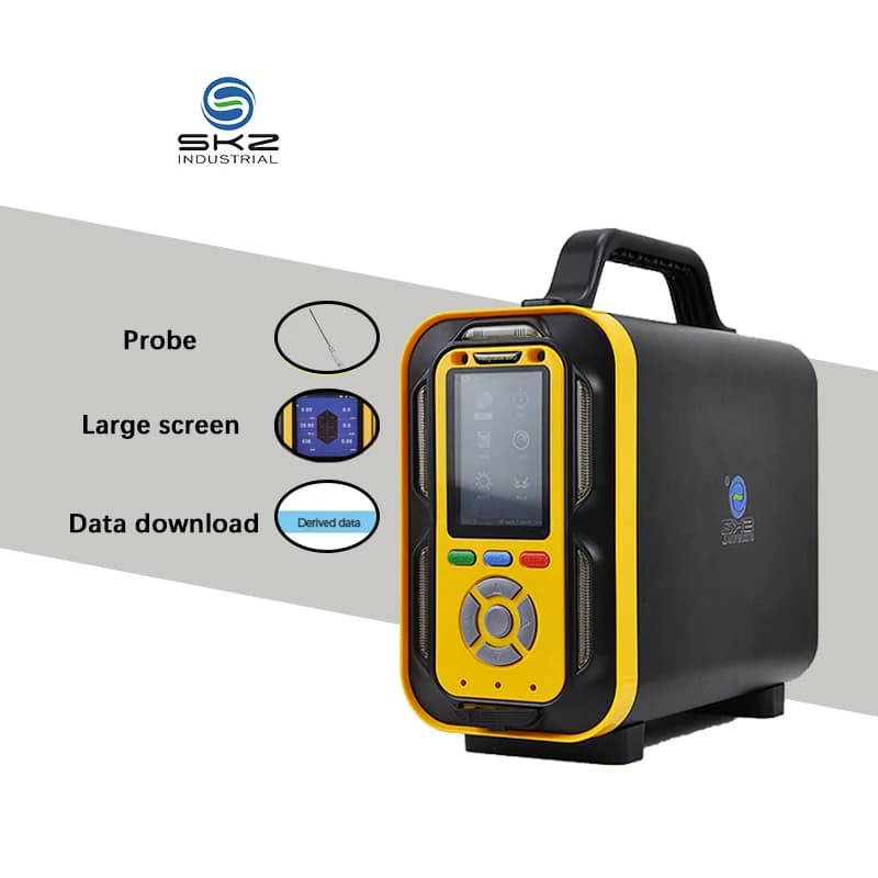 Analizzatore portatile di gas di scarico ad alte prestazioni SKZ2050D-CO Rilevatore di perdite di gas monossido di carbonio