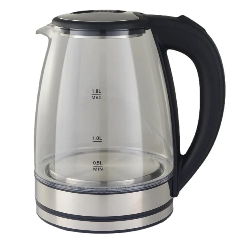 1500 Watt stainless steel wireless electric kettle with hot maintenance function for a quick boiling for camper hotels in domestic cars