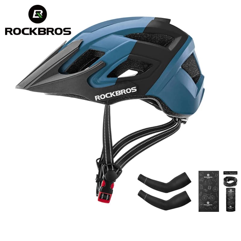 ROCKBROS casco da bicicletta elettrico uomo donna traspirante antiurto MTB Road Bike casco di sicurezza ciclismo Aero casco attrezzatura da bici