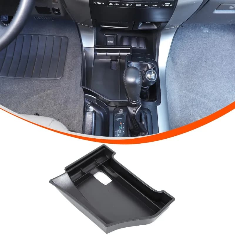 Scatola portaoggetti sinistra per console centrale in ABS per accessori auto con vassoio portaoggetti Toyota Prado 2003-2009