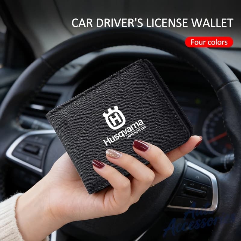 Simple Car Short Men Wallet Business Leisure Card Holder For Husqvarna 701 Svartpilen Vitpilen 401 Supermoto Enduro Norden 901