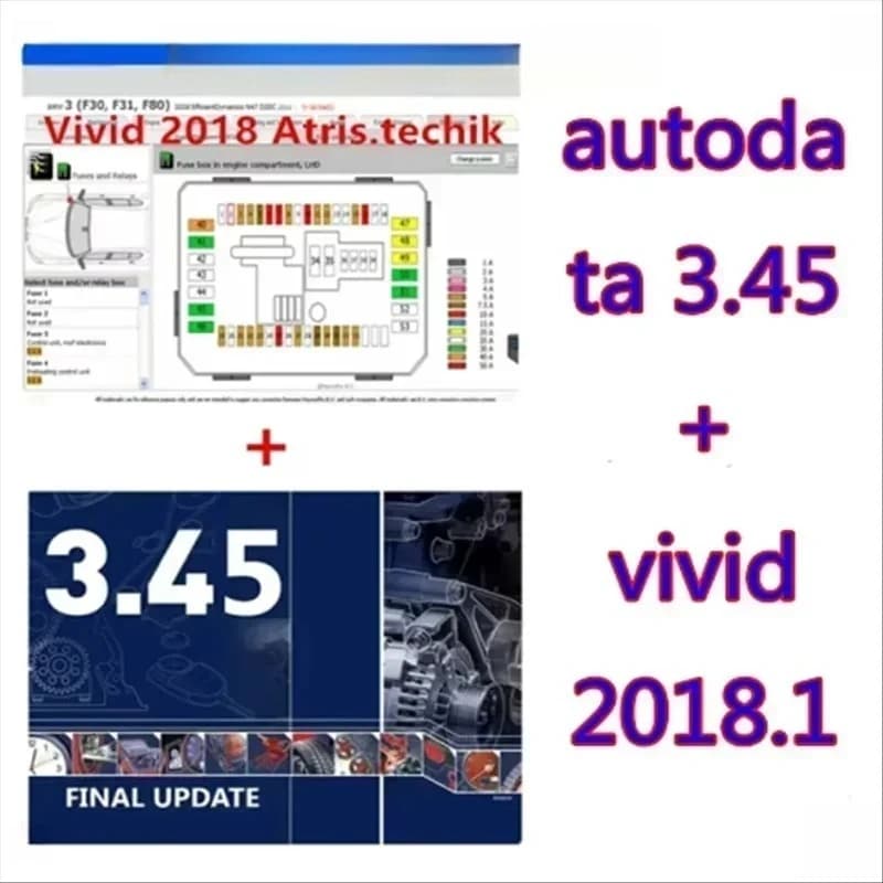 Software AutoData 3.45 per Auto + Dati Vivid Workshop Atris-Stakis Technik 2018.01V Multilingue Polacco Spagnolo