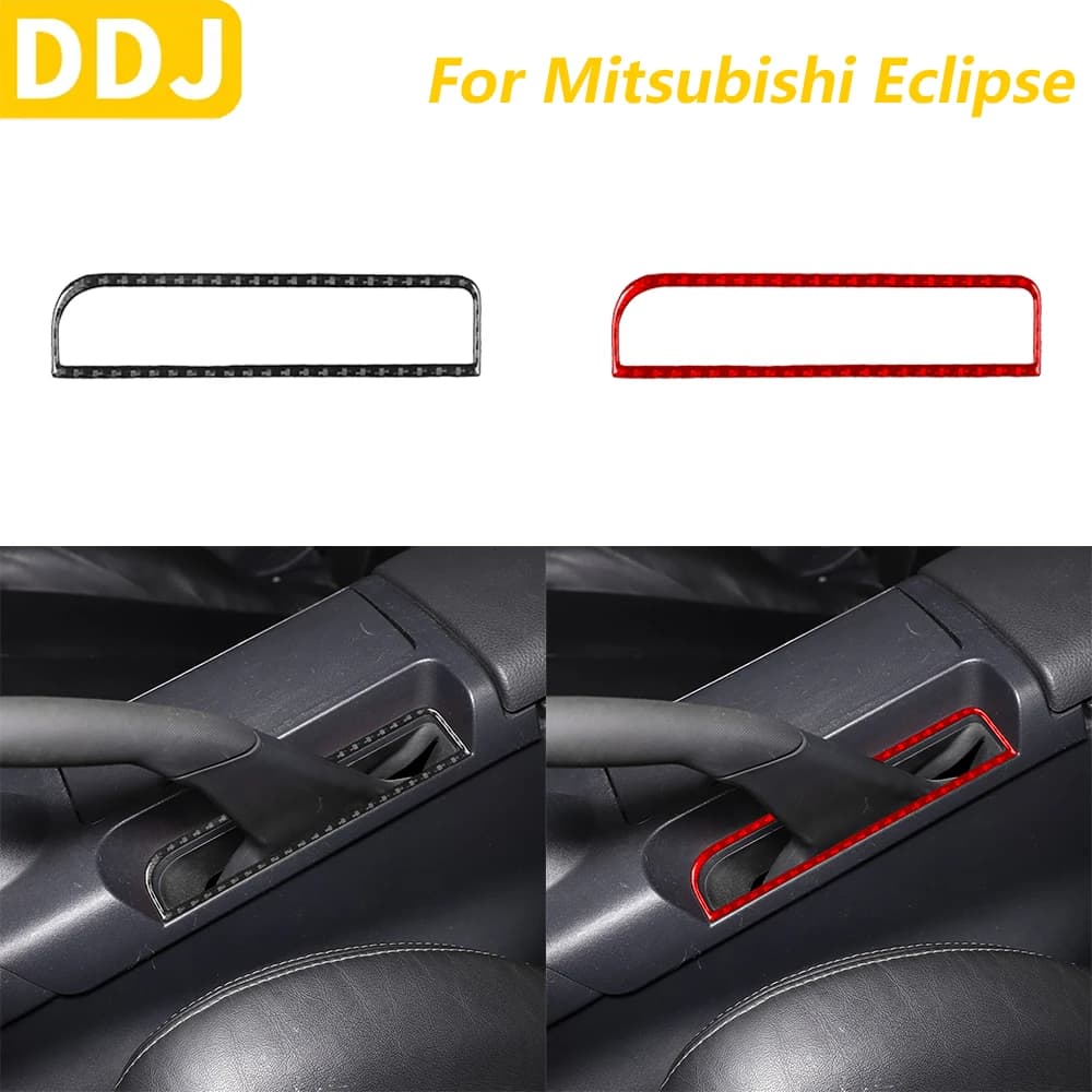 For Mitsubishi Eclipse 2006-2012 Carbon Fiber Gear Shift Hand Brake Panel Trim Covering Accessories Auto Decoration Wall decal
