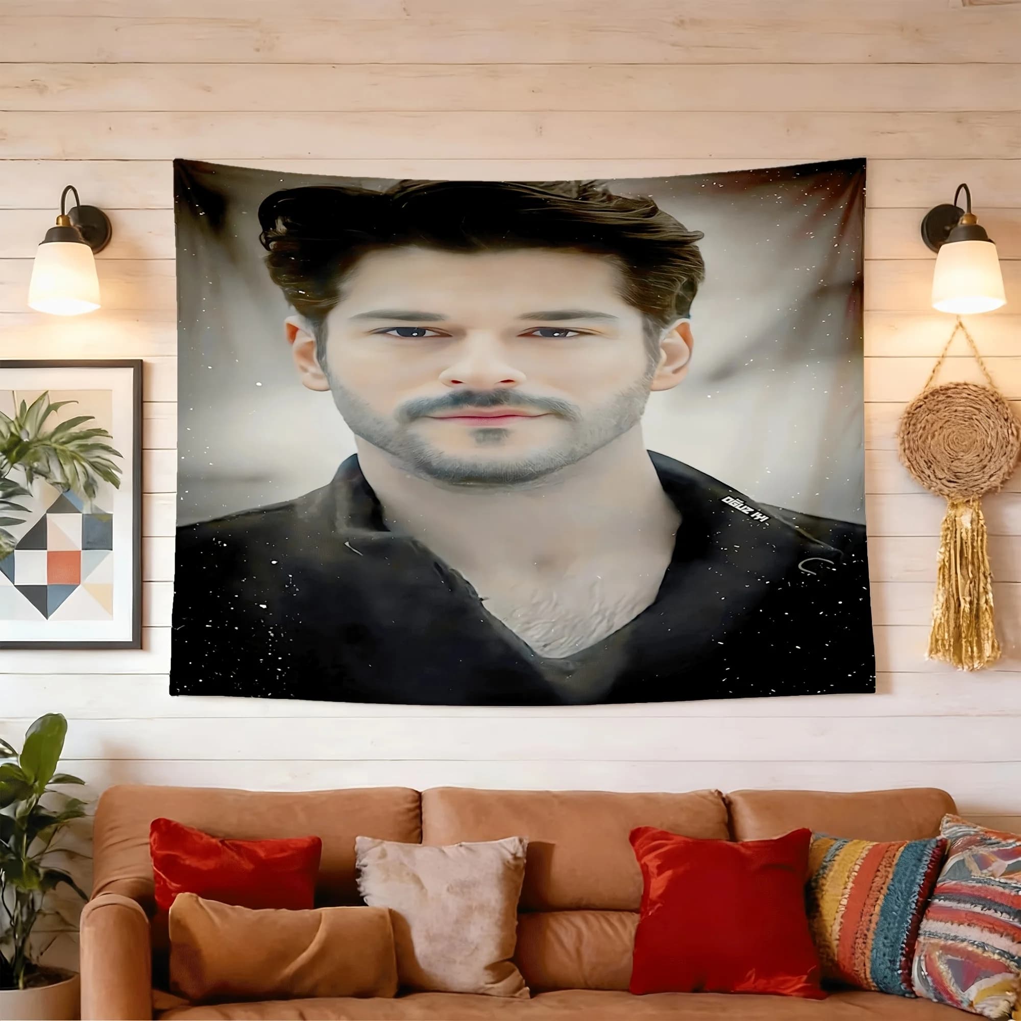 Burak Ozcivit Peach Skin Wall Tapestry - Room, Bedroom Wall Decor, Wall Art, Party Decoration, Ideal Gift
